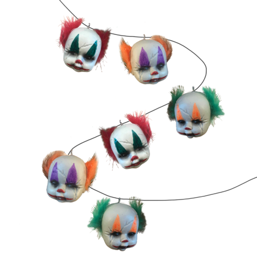 Clown Head Garland