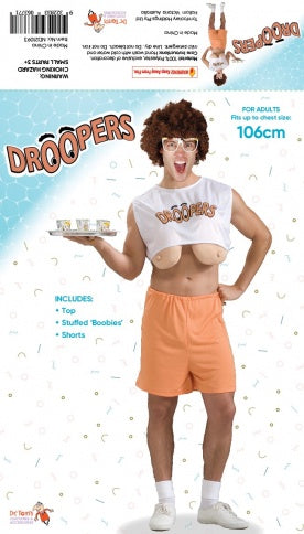 Droopers Top and Shorts Adult Costume Set