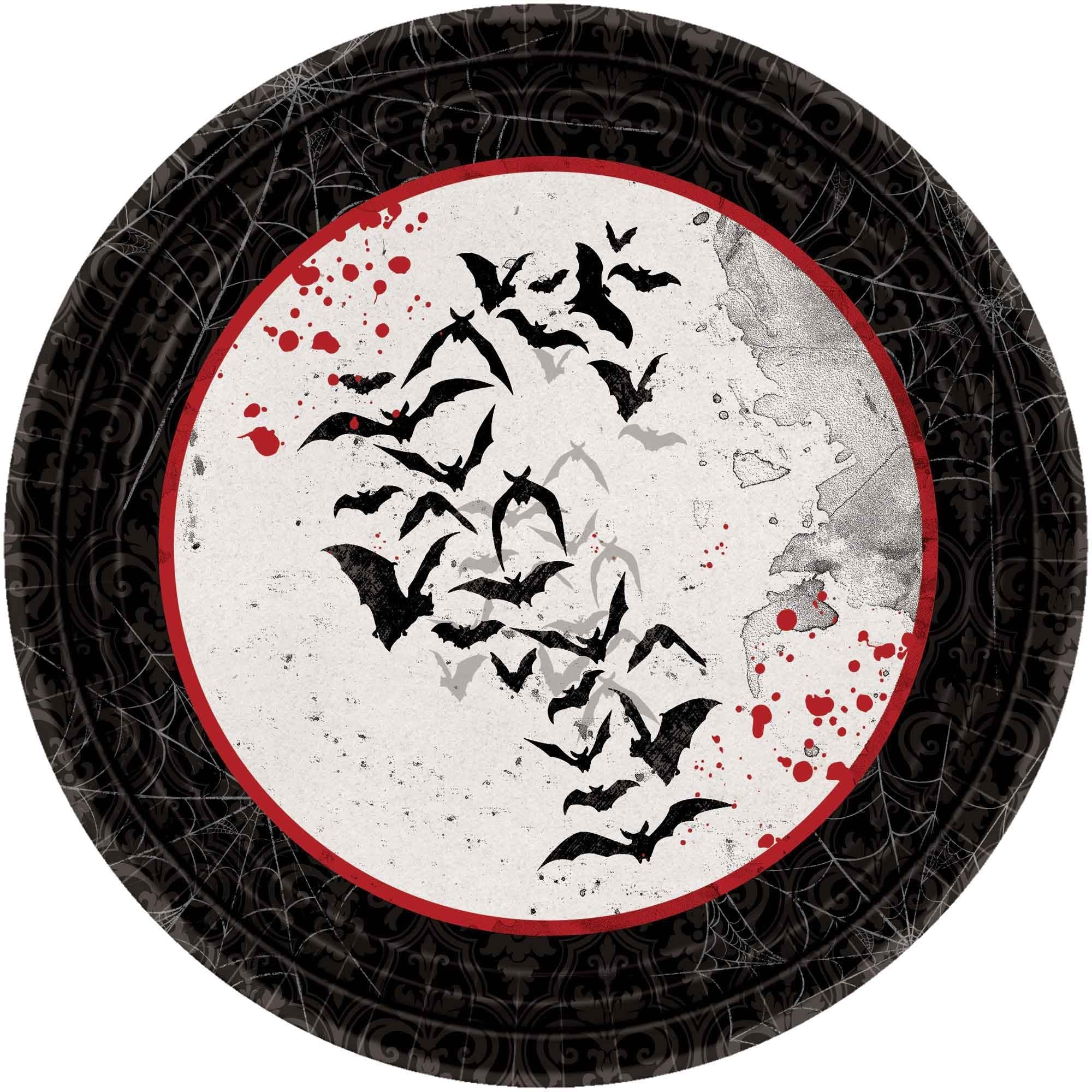 Dark Manor 17cm Round Paper Plates