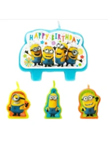 Despicable Me 3 Birthday Candle Set