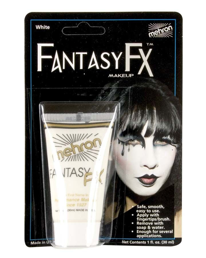 Mehron Makeup Fantasy FX Cream Makeup | Water Based Halloween Makeup |  Orange Face Paint & Body Paint For Adults 1 fl oz (30ml) (ORANGE)