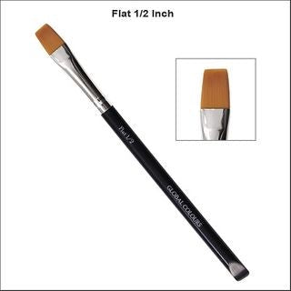 Global Flat Square 1/2 Inch Special Effects Makeup Brush