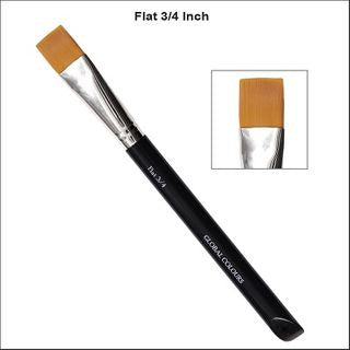 Global Flat Square 3/4 Inch Special Effects Makeup Brush