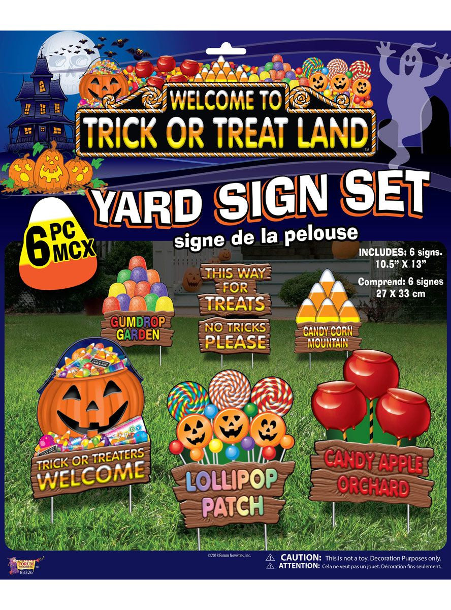 Trick/Treat-Lawn Sign Set