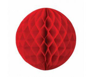 Red Honeycomb Ball 25 cm