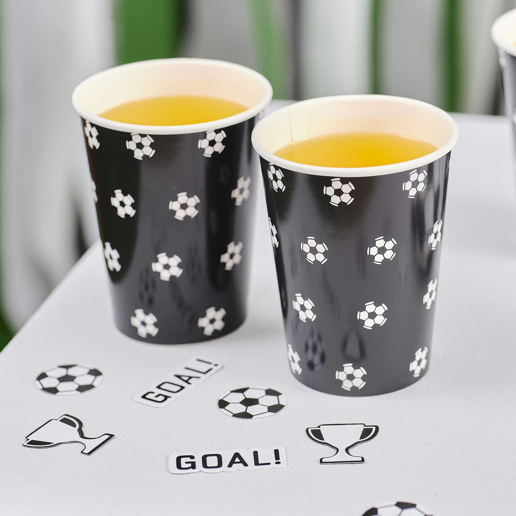 Ginger Ray Football/Soccer Printed Paper Cups