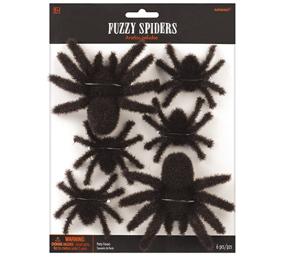 Fuzzy Hairy Spiders Favours