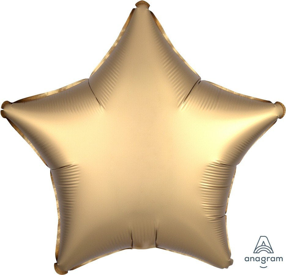 Satin Luxe Gold Star 19" Foil Balloon