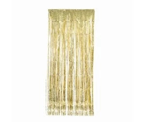 Gold Metallic Foil Curtain