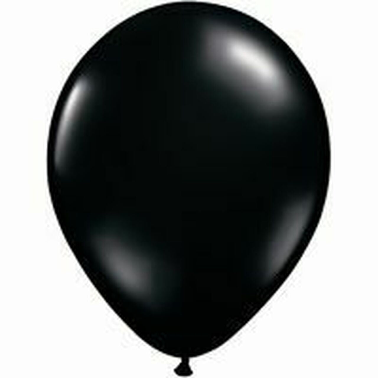 12 cm Onyx Black Latex Balloon bag of 100
