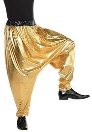 1990s Gold Rapper Pants