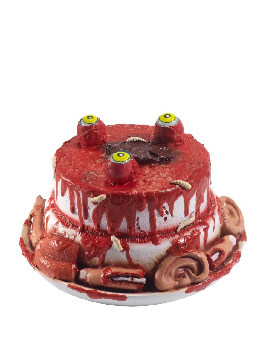 Latex Gory Gourmet Zombie Cake Prop