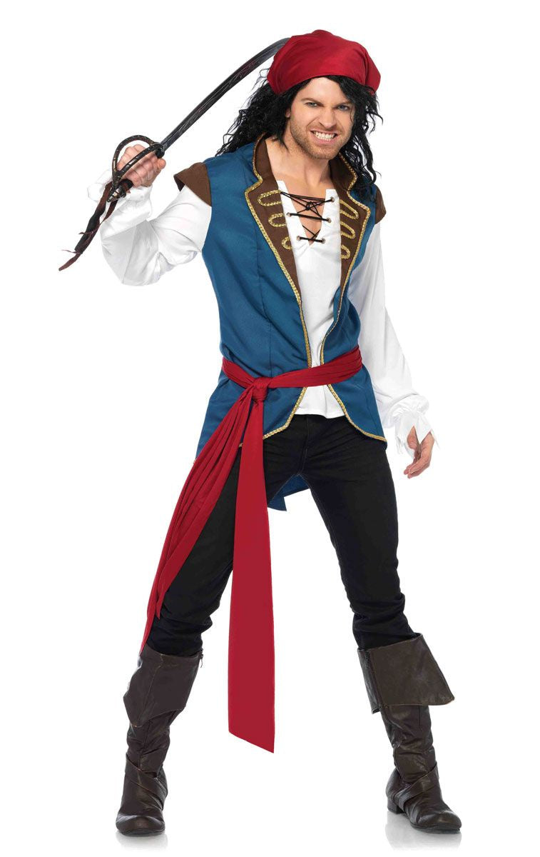 Pirate Scoundrel 3 Piece Costume