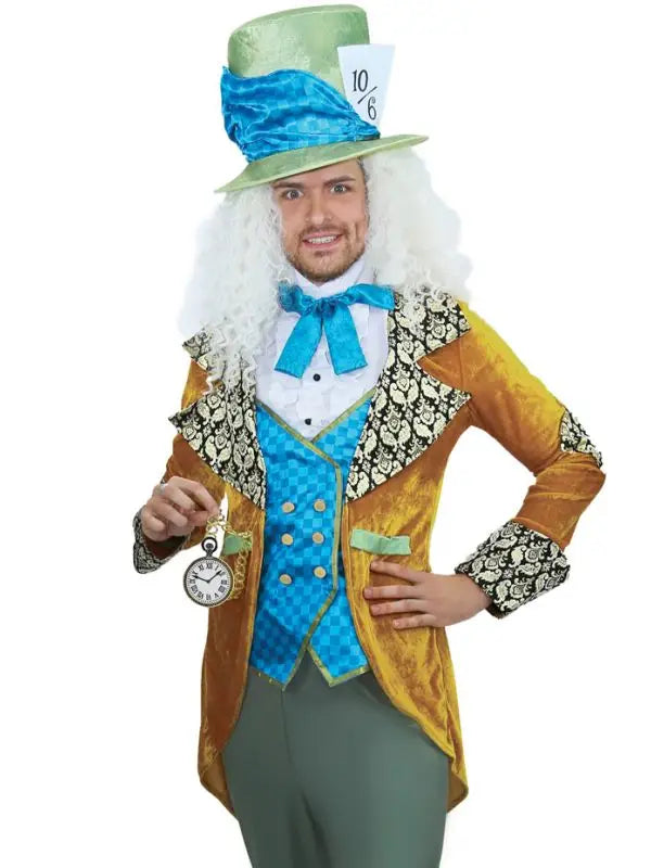 Classic Mad Hatter 4 Piece Costume