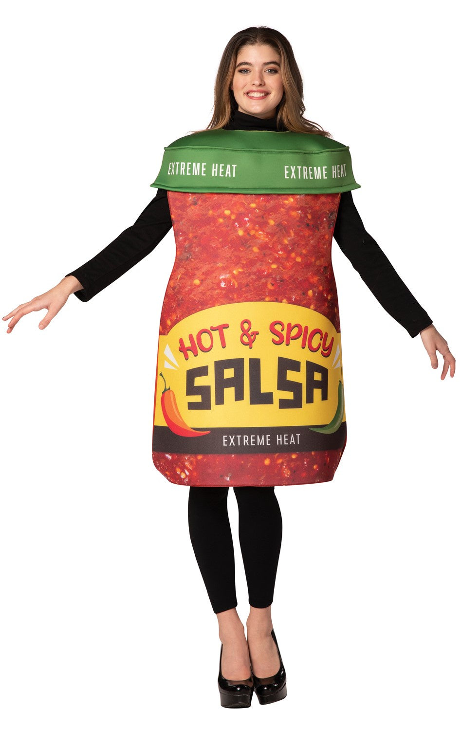 Hot & Spice Salsa Jar Adult Costume