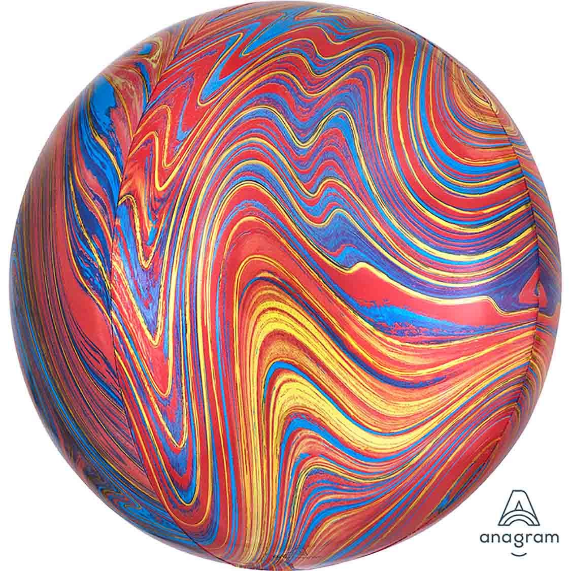 Colourful Marblez Orbz Balloon