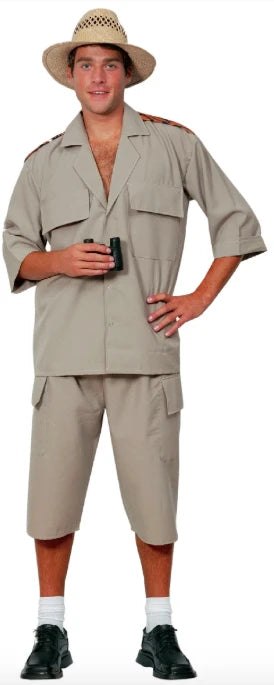 Adventurer Safari Suit Mens Costume