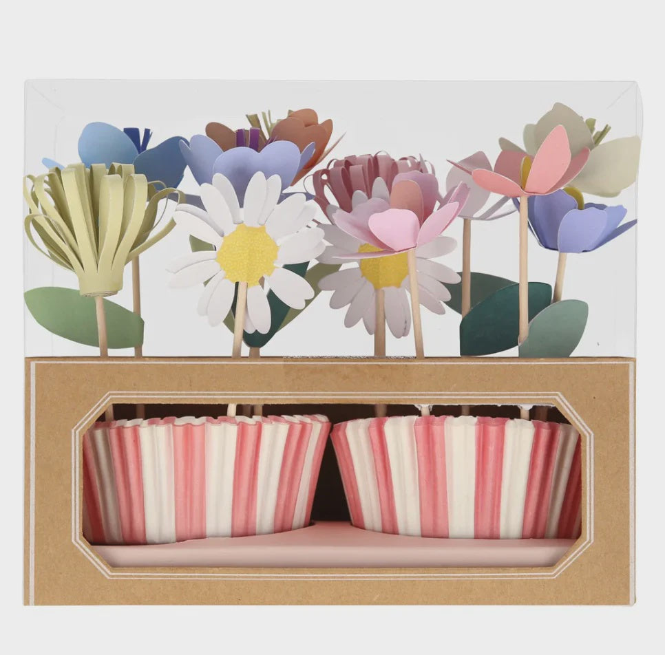 Meri Meri Flower Garden Cupcake Kit