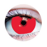 Primal Red Mini Sclera- Red Coloured Contact Lenses