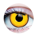 Primal Villain - Yellow Coloured Contact Lenses