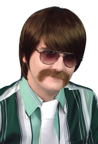 Mod Guy 70s Brown Wig