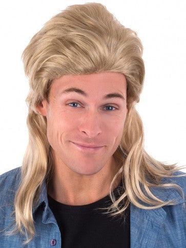 Dirk Mullet Blonde Wig