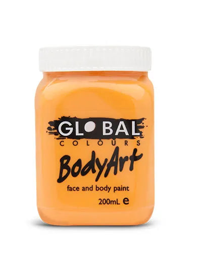 Orange Face and Body Paint 200ml