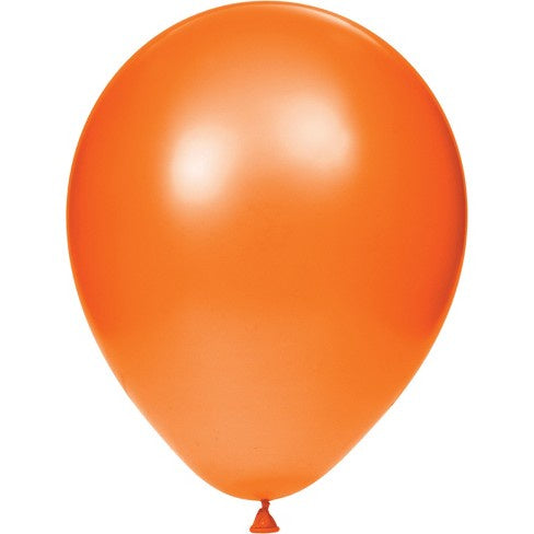 12 cm Fashion Orange Latex Balloon bag of 100