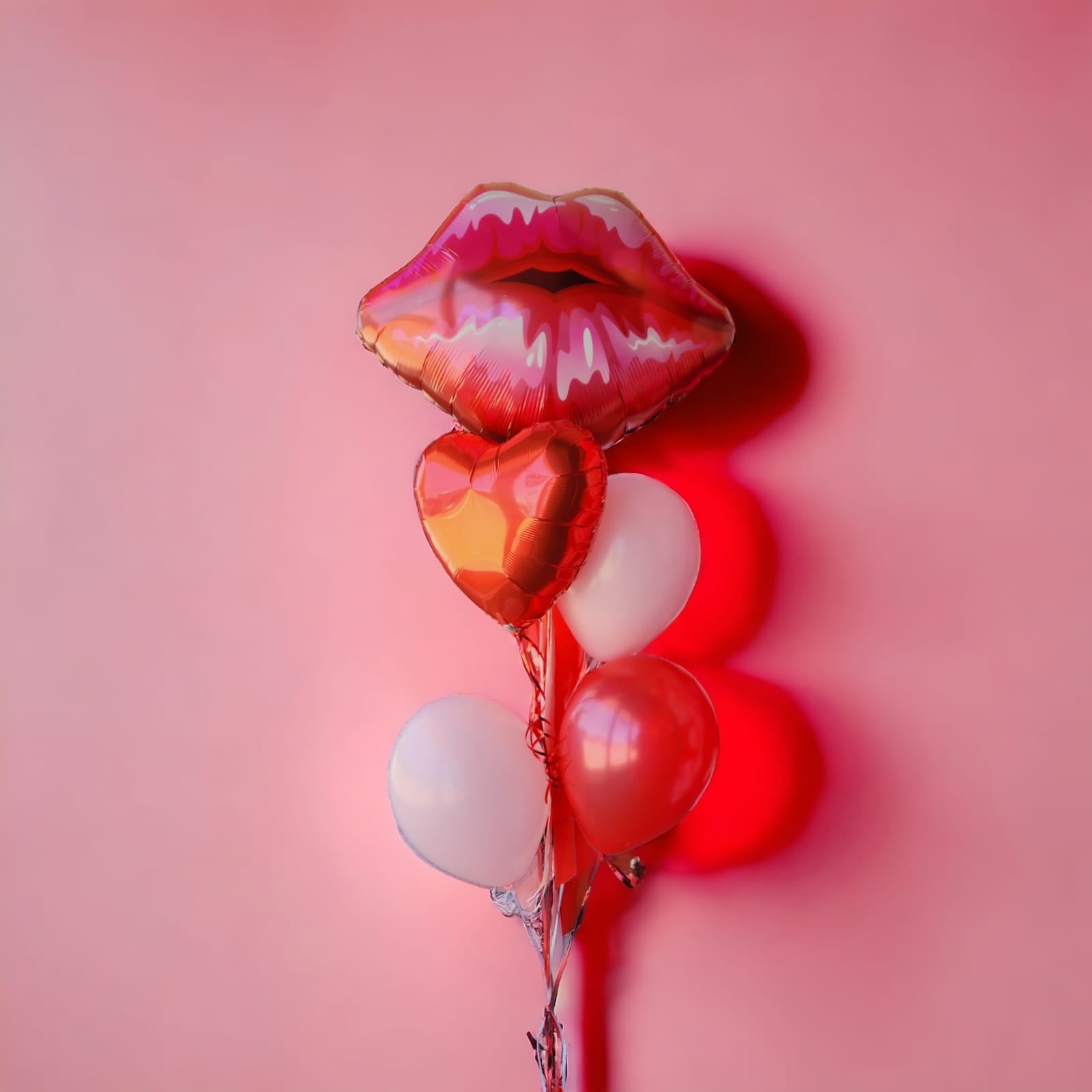 Kiss Me Now Valentines Balloon Bouquet