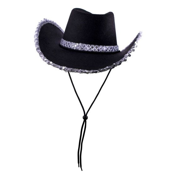 Black Sequin Cowboy Hat - Taylor Swift Eras Tour