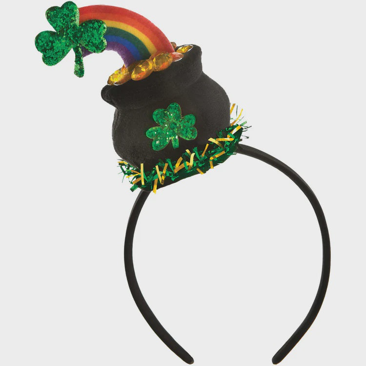 St Patrick's Day Rainbow and Pot Of Gold Headband
