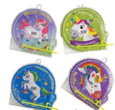 Unicorn Pin Ball Party Favours Pack of 4