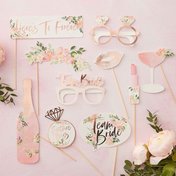 Floral Hens Party Photo Booth Props