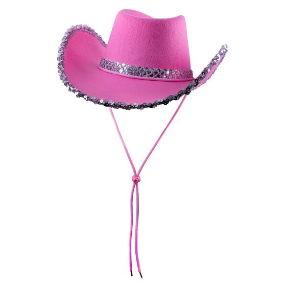 Pink Sequin Cowboy Hat - Taylor Swift Eras Tour