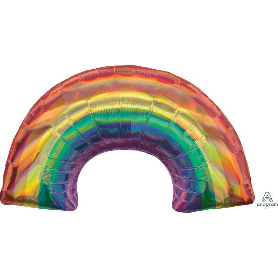 Holographic Iridescent Rainbow SuperShape Foil Balloon
