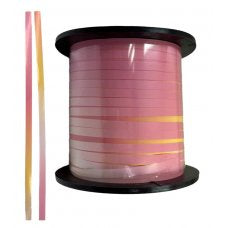 Ombre Curl Satin Ribbon Pink