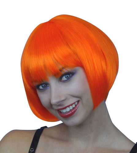 Orange Short Bob Wig