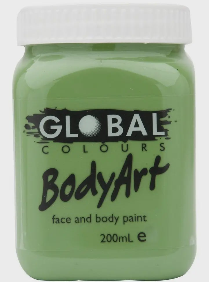 Global BodyArt Olive Green (Oxide) 200ml Liquid Makeup