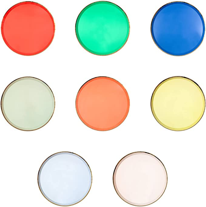 Meri Meri Party Palette Side Plates 8 pack