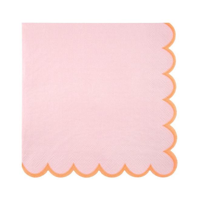 Meri Meri Pink Pastel Napkins - Large