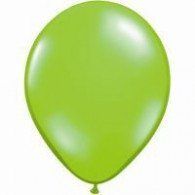 Pearl Lime Green 28 cm Latex Balloons Pack of 100