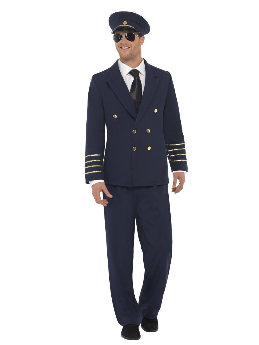 Navy Pilot Pilot Costume Medium