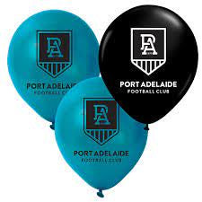 AFL Port Adelaide Balloons 25pk