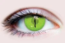 Primal Jurassic III - Green Reptile Coloured Contact Lenses