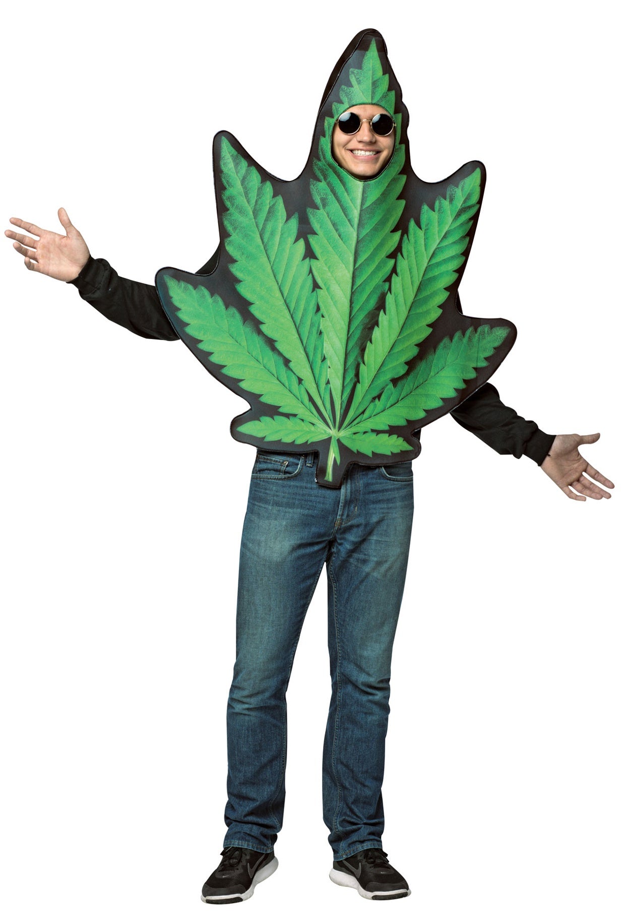 Get Real Pot Leaf Adult Costume