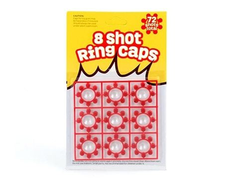 8 Shot Ring Caps - 72 shots