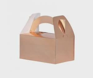 Party Lunch Boxes - Rose Gold