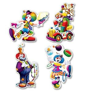 Circus Clown Cutouts