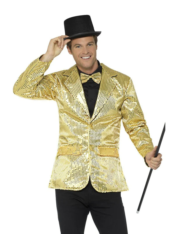 Gold Sequin Men's Jacket