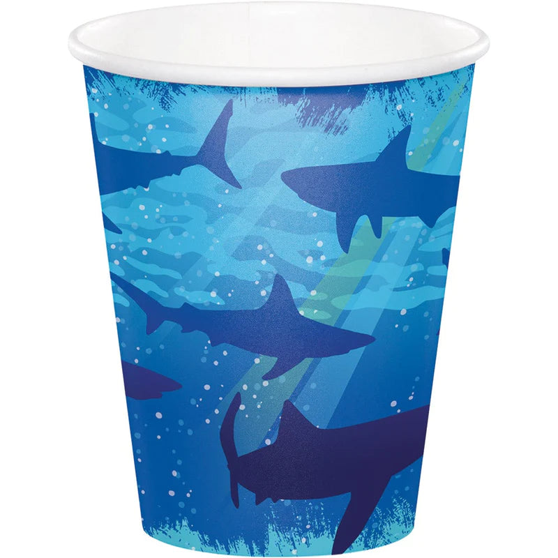 Shark Splash Paper Cups